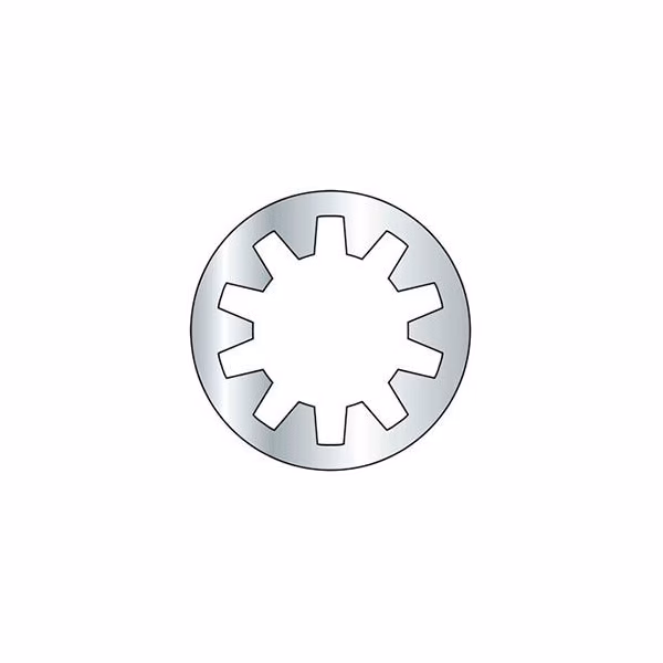 Internal Tooth Lock Washer, Steel, Zinc Plated Finish, Titan Fasteners, Mfr#: BYC08